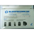 Bill Validator Stripe Flocked Cleaning Card ,magnetic stripe card